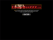 Tablet Screenshot of ebonymenxxx.com